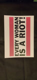 Carnet "Every woman is a riot"