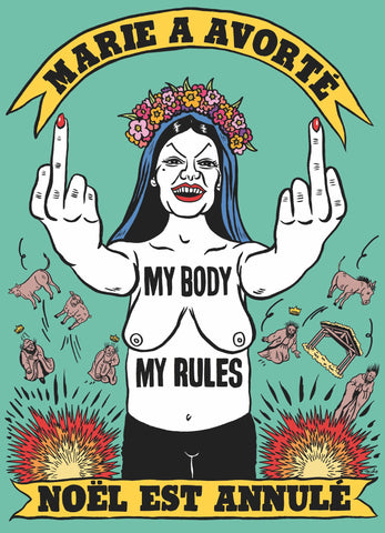 Affiche "Ave Femen" de Biche